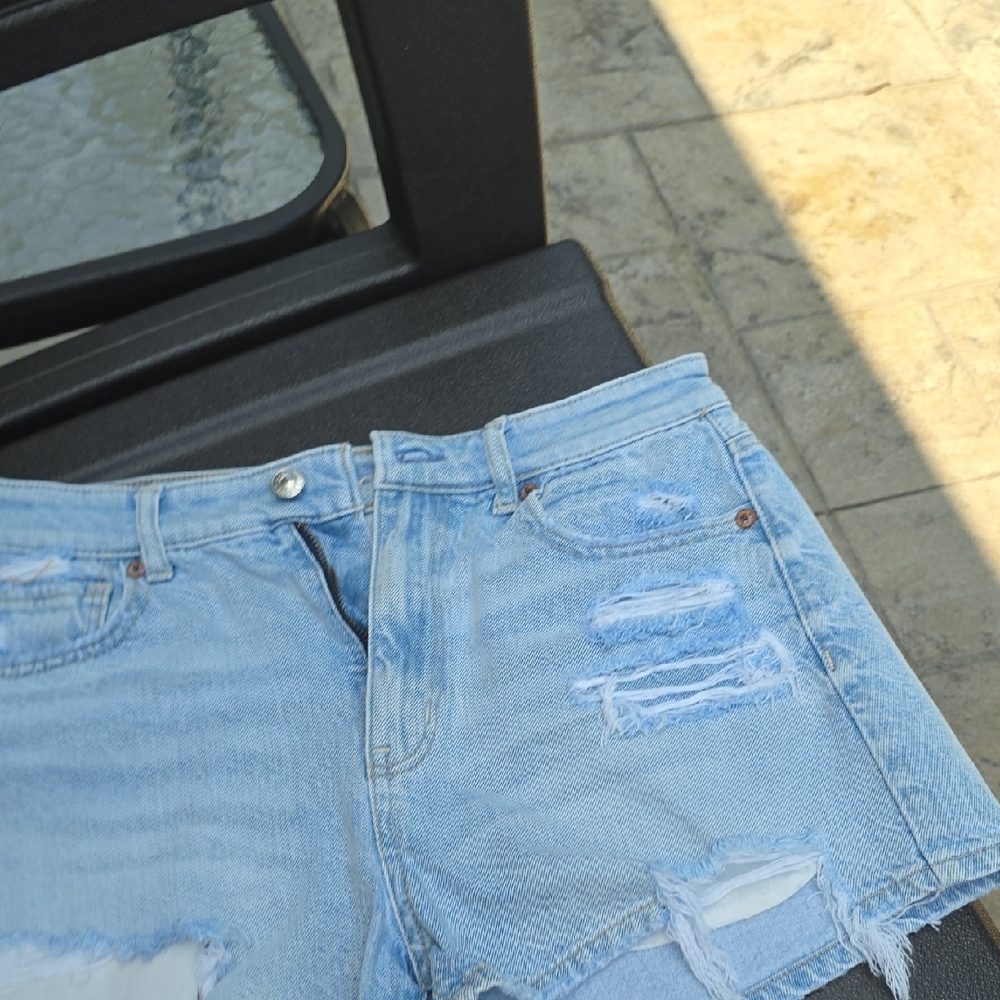 American Eagle Outfitters Light Blue Jean Shorts